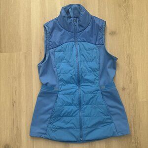 Lululemon Down for it All vest.  Size 8.  Periwinkle.